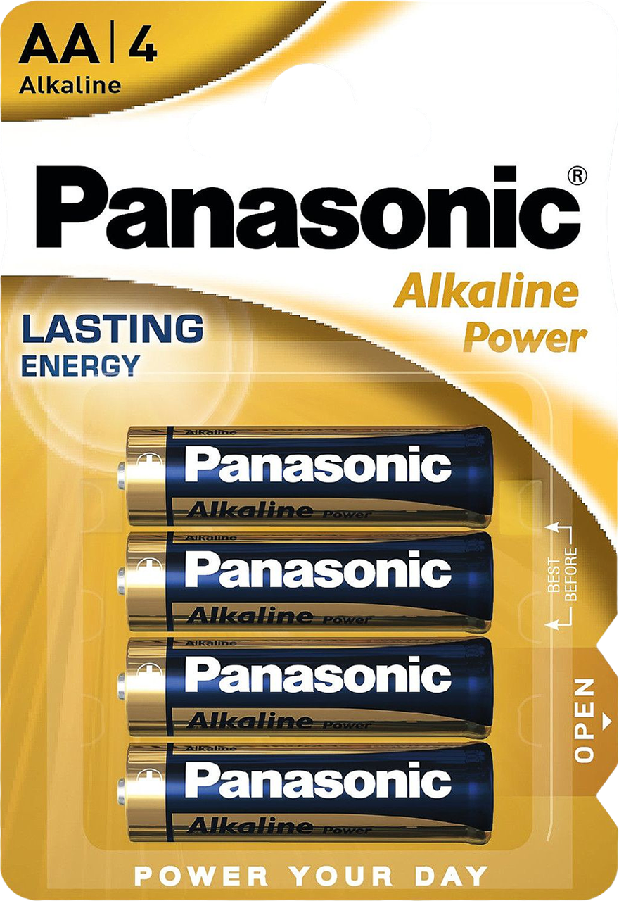 Батарейки PANASONIC Alkaline Power LR6/AA 4 шт.