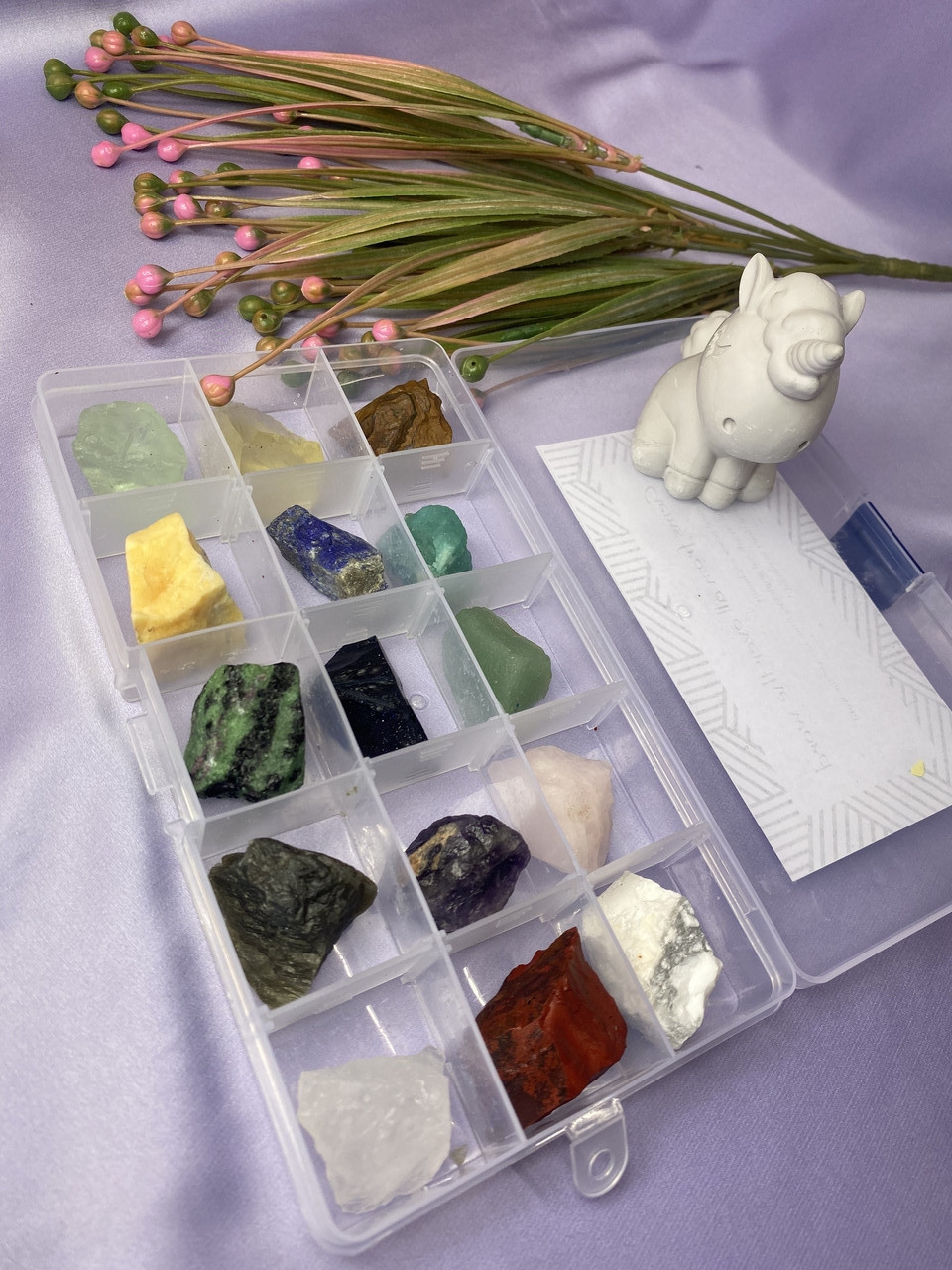 Набор натуральных крупных 2-3 см необработанных камней 15 шт, коллекция ...