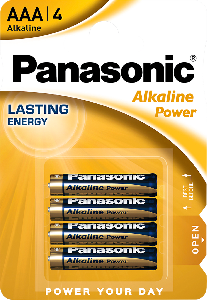 Батарейки PANASONIC Alkaline Power LR6/AAA 4 шт.