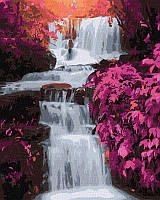 Картина по номерам 40х50 см. Тропический водопад. Идейка. КНО2862