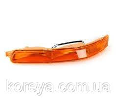 Покажчик повороту в бампері Chevrolet Aveo T200 (04-06) SDN/HB лівий, жовтий JH01-AVO04-001B, фото 1