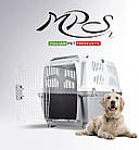 Переноска для собак до 35 кг 79*58,5*65 см MPS SKUDO №5 IATA GREY, фото 8