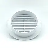 Кругла вентиляційна решітка для натяжних стель - 100 мм., для стельової вентиляції, фото 2