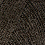 Gazzal WOOL 115 (Вул 115) № 3313 шоколад (Пряжа мериносова, нитки для в'язання), фото 2