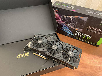 Відеокарта Asus GeForce GTX 1070 ROG Strix 8GB GDDR5 (GTX1070 8Гб) - БУ