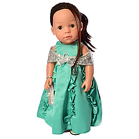 Інтерактивна лялька в сукні M 5414-15-2 з вивченням країн і цифр топ Turquoise, Нове, Лялька