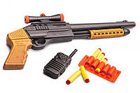 Іграшковий дробовик "Bodyguard" з м'якими кулями Golden Gun 921GG топ