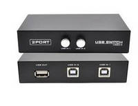 Коммутатор 2 Port USB 2.0 PC MT-1A2B-CF Сканер, принтер Sharing Switch Box. Устройство к двум компьютерам /
