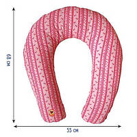 Подушка для кормления МС 110612-03 розовая топ