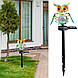 Садовий світильник сова на сонячній батареї NightOwl NO-R1, фото 2