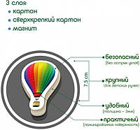 Набор магнитов Magdum Транспорт ML4031-17 EN