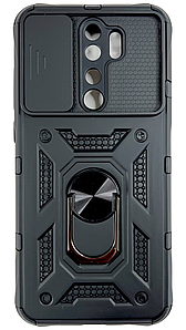 PC + TPU чохол Camshield armor для Xiaomi Redmi Note 8 Pro / чорний