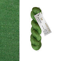 Gazzal WOOL SILK (Вул Сілк) № 11150 ківі (Пряжа мериносова шерсть, шовк нитки для в'язання)