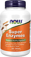 Now Foods, Super Enzymes (180 таб.), ферменты, энзимы, ферменти