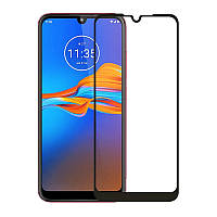 Захисне скло Full screen PowerPlant для Motorola Moto E7 Plus, Black