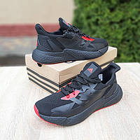 Кросівки Adidas Boost X9000L4 Чорні з червоним, 41-й РОЗМІР