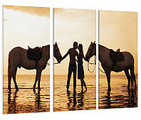 Модульная картина Пара с лошадьми Art-109_XXL