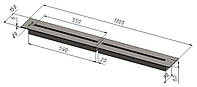 Пальник горілка для біокаміну лінія вогню 2*550 мм. Виготовим інші варіанти по Ваших проектах чи кресленнях