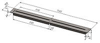 Пальник горілка для біокаміну лінія вогню 2*650 мм. Виготовим інші варіанти по Ваших проектах чи кресленнях