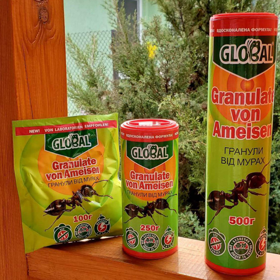 Порошок (гранули) від мурах Global, 100 г, фото 1