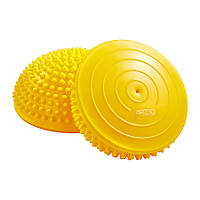 Полусфера массажная балансировочная 4FIZJO Balance Pad 16 см 2 шт (массажер для ног, стоп) 4FJ0110 Yellow
