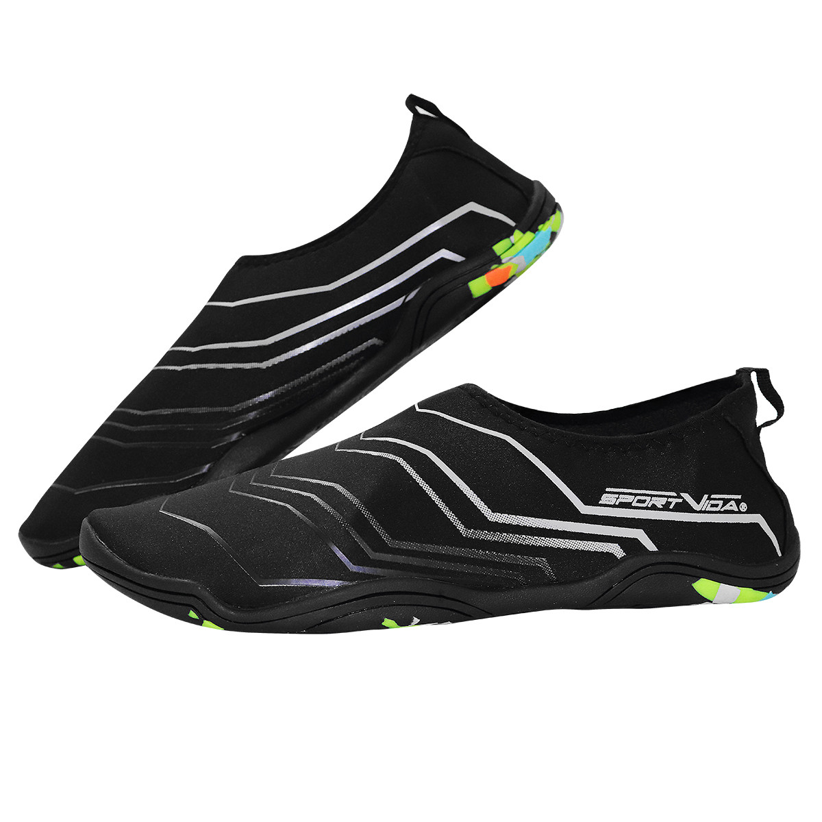 Взуття для пляжу і коралів (аквашузи) SportVida SV-GY0006-R44 Size 44 Black/Grey