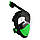 Маска для снорклінгу (плавання) SportVida SV-DN0023 Size L/XL Black/Green, фото 3