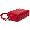 Женская сумка кросс-боди Eminsa 40125-37-5 кожаная красная, фото 4