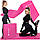 Мат гімнастичний складний Springos 180 x 60 x 5.5 cм FA0061 Pink, фото 10