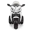 Дитячий мотоцикл на акумуляторі BMW 3-х колісний, електромотоцикл білий, фото 9