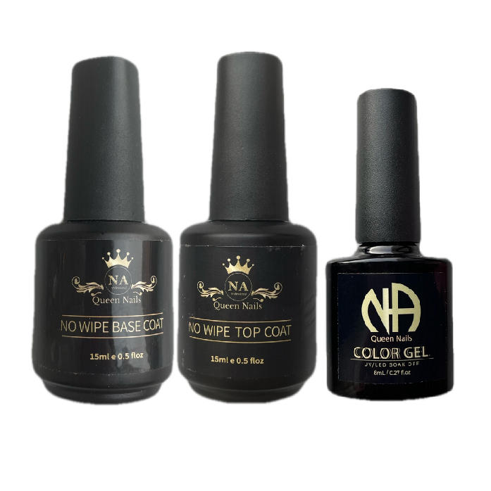 Набір база + топ + гель-лак Queen Nails