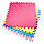 Мат-пазл (ласточкин хвіст) Springos Mat Puzzle EVA 120 x 120 x 1 cм PM0001, фото 5