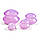 Вакуумні масажні банки 4FIZJO силіконові для тіла (китайські/атницелюлітні банки) 4 шт 4FJ0235, фото 4