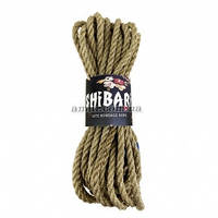 Джутова мотузка для Шибарі Feral Feelings Shibari Rope, 8 м сіра