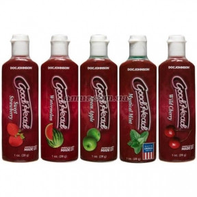 Мастило-гель для орального сексу Doc Johnson GoodHead, набір 5х29 мл
