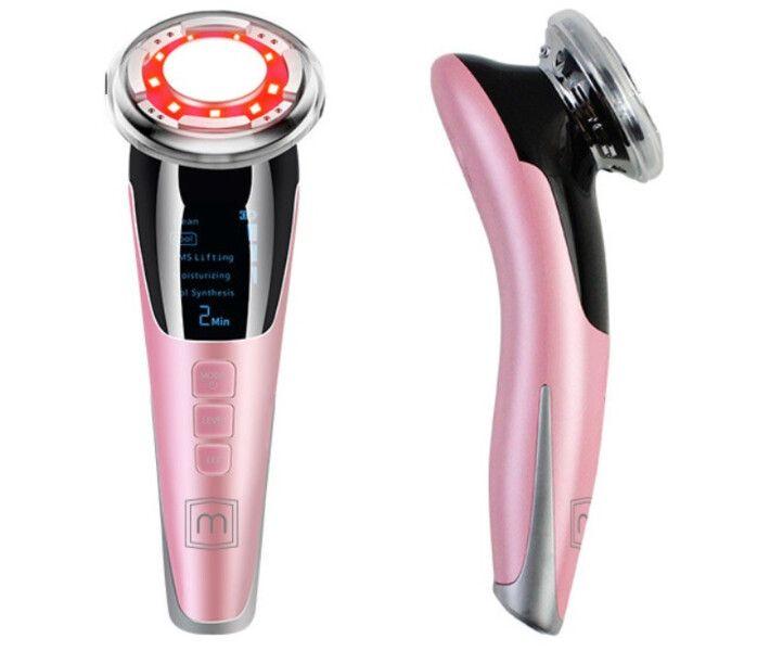 RF Ліфтинг-масажер для обличчя MEDICA+ SKIN LIFTING 7.0 PINK (EMS+LED) гарантія 1 рік