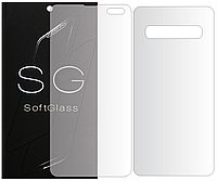 Бронепленка Samsung Galaxy S10 5G G977B Комплект: для Передней и Задней панели полиуретановая SoftGlass