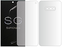 Бронеплівка Samsung S10 E G970 Комплект: для передньої і задньої панелі поліуретанова SoftGlass