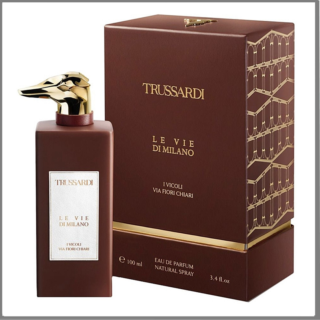 Trussardi Le Vie di Milano I Vicoli Via Fiori Chiari парфюмированная вода 100 ml. (Труссарді Віа Фіорі Чіарі), фото 1
