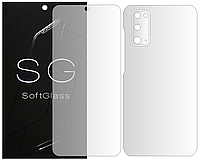 Бронепленка Samsung S20 SM-G980F Комплект: для Передней и Задней панели полиуретановая SoftGlass