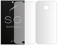Бронепленка Samsung S7 Edge G935 Комплект: для Передней и Задней панели полиуретановая SoftGlass