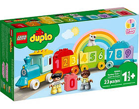 Конструктор LEGO DUPLO  Потяг із цифрами - вчимося рахувати 23 деталі (10954)