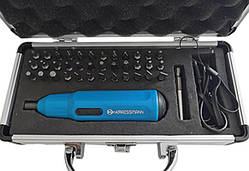 KRAISSMANN Акумуляторна викрутка 850 AS 3.6 (алюмінієвий кейс із набором насадок)