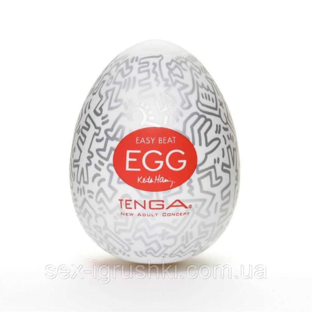 Мастурбатор-яйце Tenga Keith Haring Egg Party SO1650