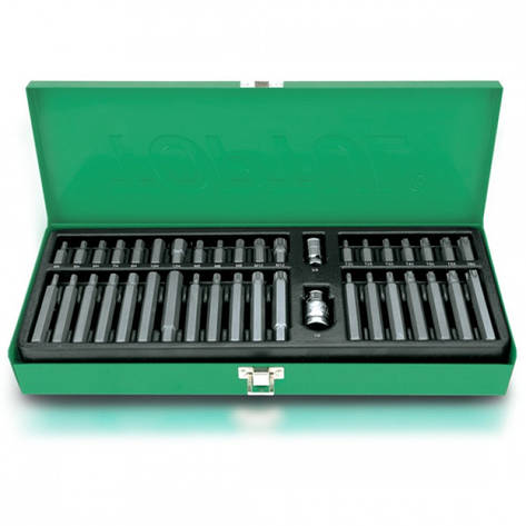 Набор бит 10мм HEX TORX SPLINE 40ед Toptul GAAD4002, фото 1