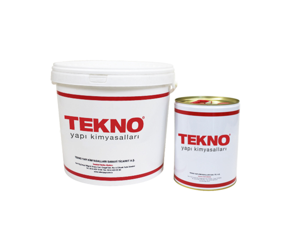 Поліуретанова гідроізоляція наделастична Teknomer 600 2K (20кг). Біла
