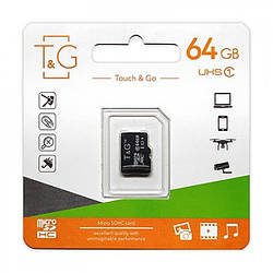 Картка пам'яті MicroSDHC 64 GB UHS-I Class 10 T&G