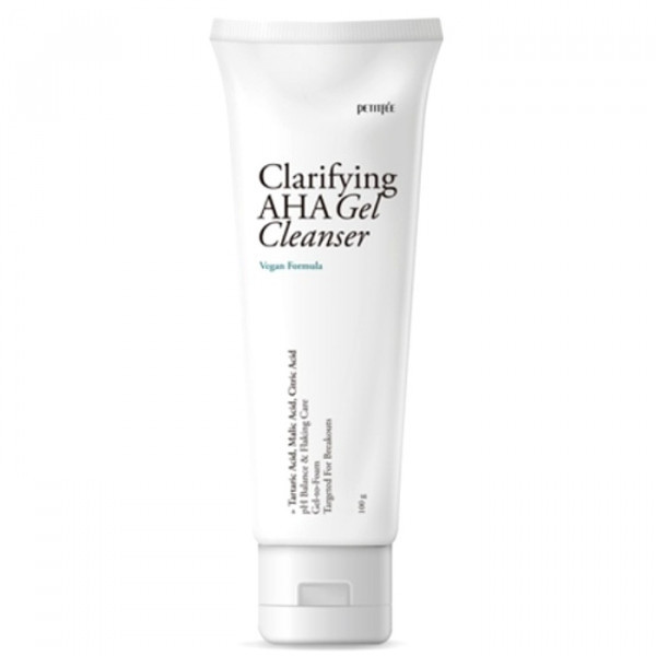 PETITFEE Clarifying AHA Gel Cleanser очищуюча кислотна гель-пінка для вмивання, 100 г