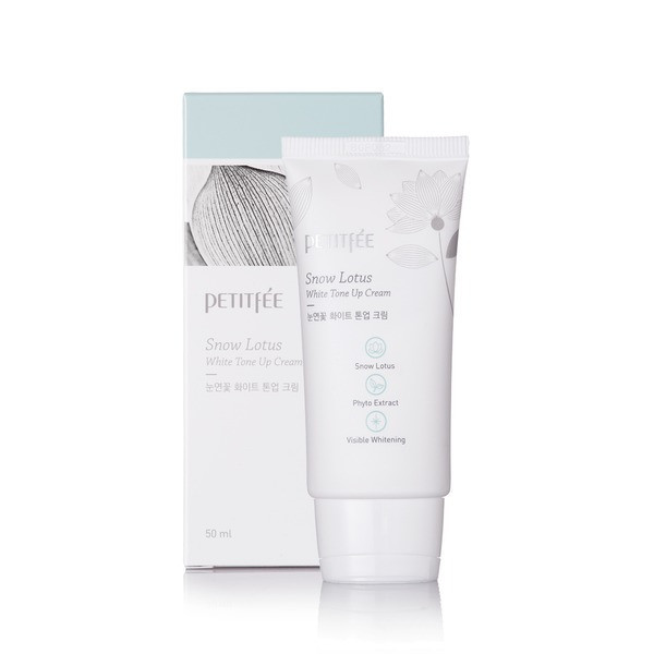 PETITFEE Snow Lotus White Tone Up Cream Зволожуючий та освітлюючий крем для обличчя, 50 мл. До 04/2027
