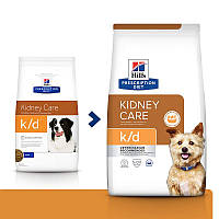 Hills Prescription Diet Canine k/d (Хиллс ПД Канин к/д) для собак при почечной и сердечной недостаточности 1.5 кг